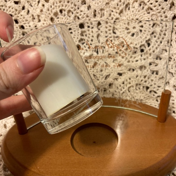 Vintage Hallmark Maya Angelou Quote Candle Tea Light Holder with Electric Candle - Picture 6 of 12